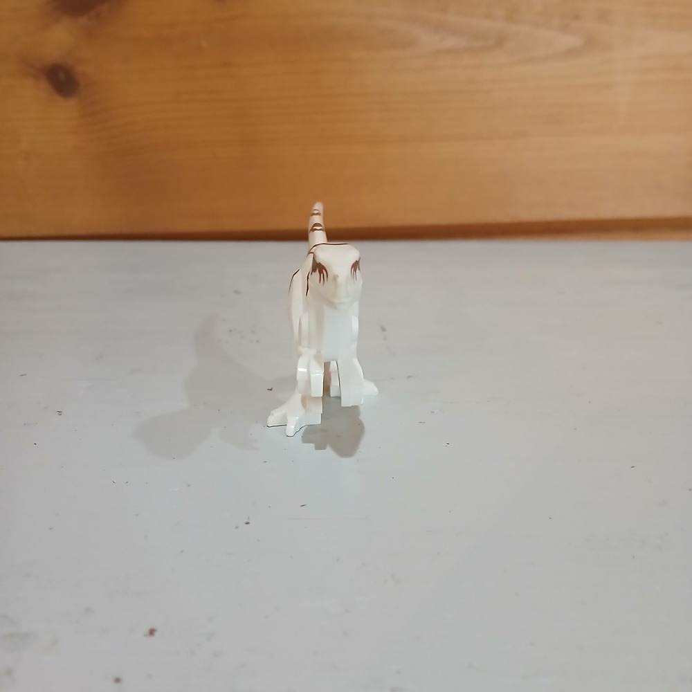 ATROCIRAPTOR ~ (White) Jurassic World‎ 4 Dinosaur Lego Bricks ~ Figure